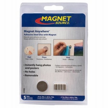 MASTER MAGNETICS 5PK Magnet Anywhere 7092